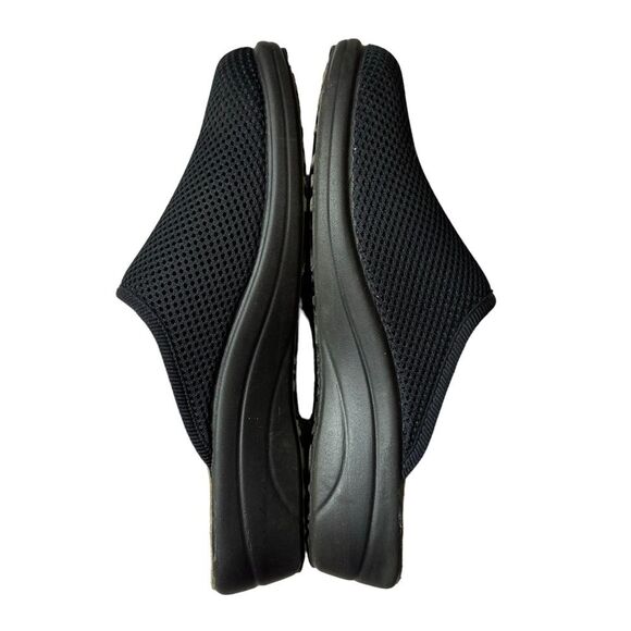 Fly Flot Women's Anatomic Black Mesh Slip On Slides Size 39 (size 8) - Picture 3 of 7